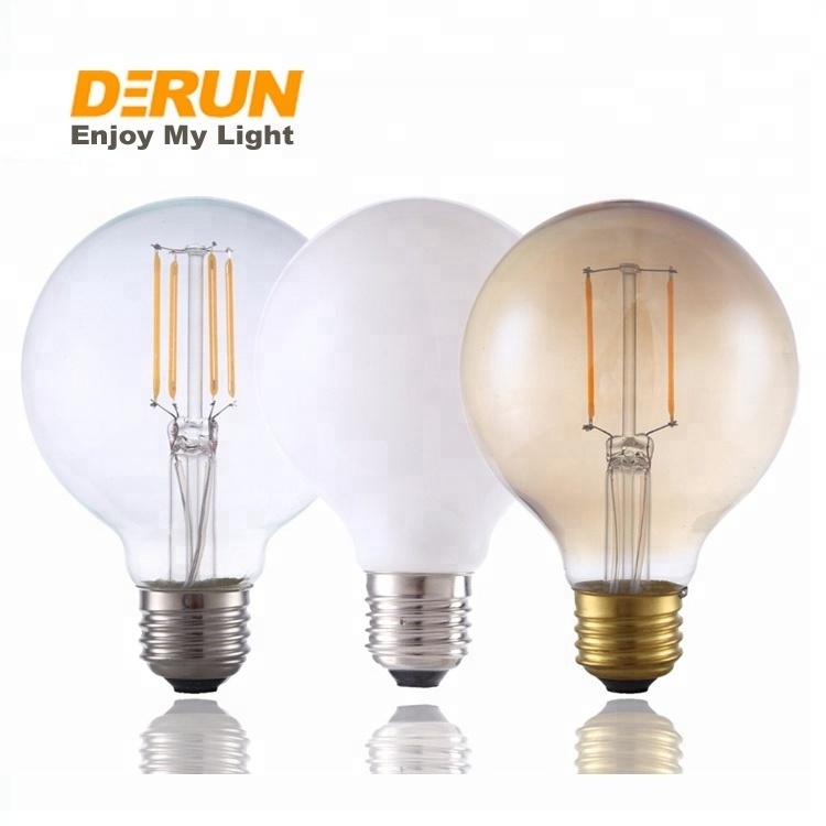 Vintage Led Light 2700K 3000K 4000K G80 G95 G125 110V 230V 4w 6w 8w 10w E27 E40 Edison Dimmable LED Filament Bulb , FMT-GLOBAL