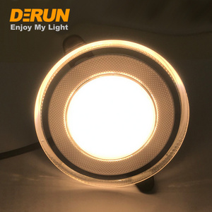 Three Color Down Light 130V 230V 5W 7W 6500K Blue Warm White 6500K Daylight Pure White Recessed LED Ceiling Light , LCL-3COLOR