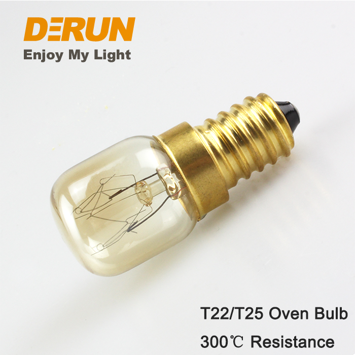 High Temperature Oven Bulb Glass Cover E14 Base T16 T18 T20 T22 ST19 ST23 ST26 Mini Incandescent Light , INC-MINI-E14