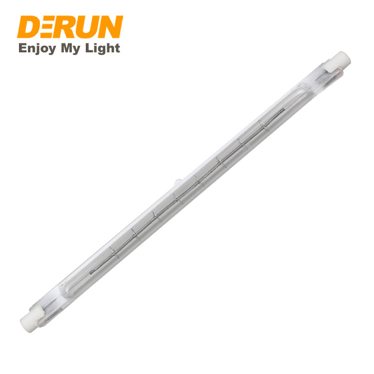 Manufacturer Wholesale 1000W 1500W Laminator Heating Element Halogen Infrared Quartz Heating Tube Light For Laminating