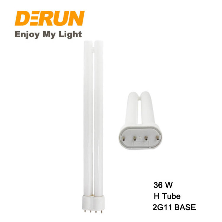 2G11 H Shape Bulb Fluorescent Light Tube PLL CFL Lamp 18W 24W 36W 55W CE ROHS , CFL-PLL