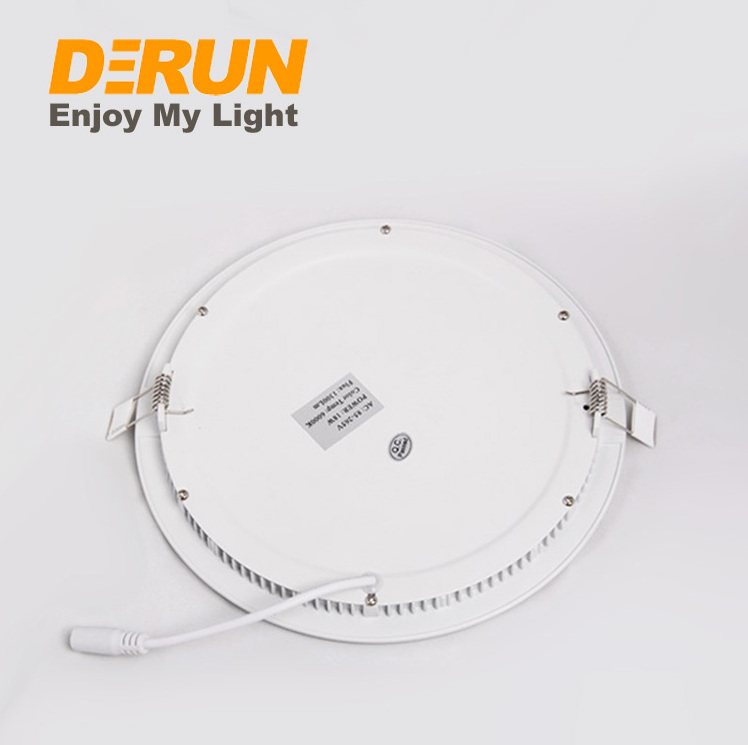 Round Recessed SMD LED Ceiling Panel Light 6W 12W 18W 24W High efficient Ultra Slim CE RoHS Approval , LPL-RECESSED