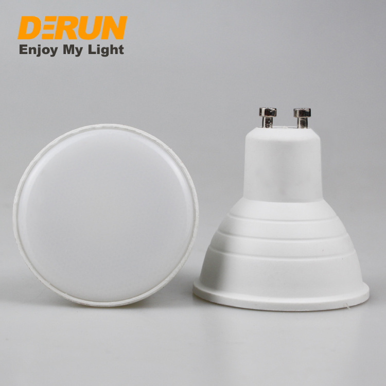 DOB Plastic and Aluminum Cover GU10 3W 5W 6W 7W LED Ceiling Light Source Spotlights GU10 LED Downlights Bulbs , LED-GU10