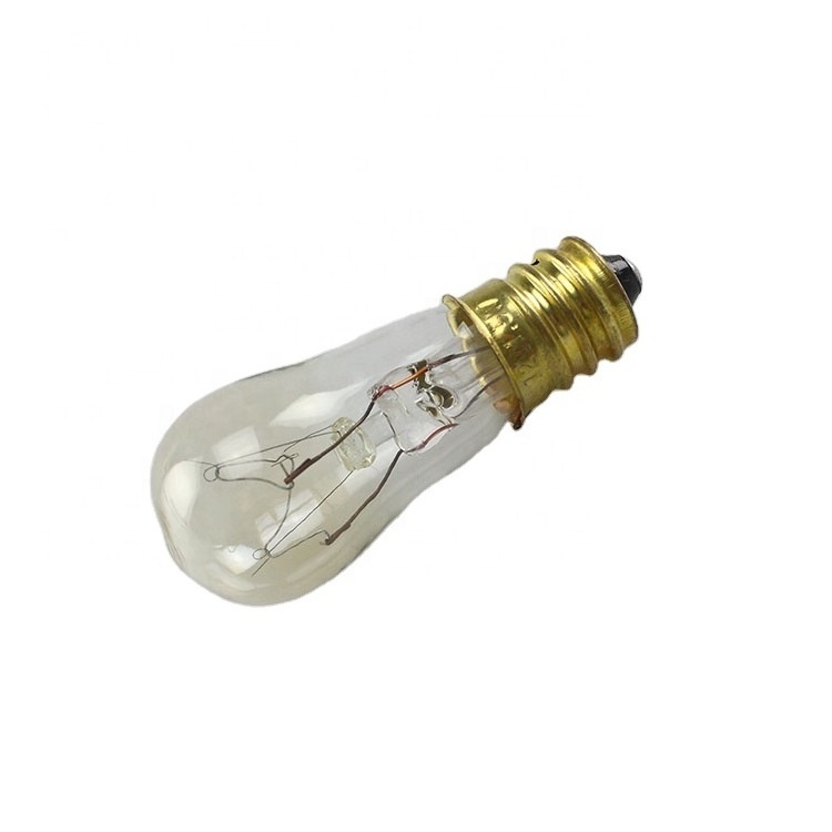 Clear  110V 120V 220V 230V 240V 15W 20W Incandescent Bulb for refrigerator , INC-MINI-E14