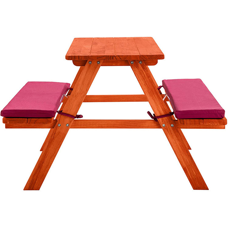 New Arrivals Picknick table Garden  Wooden  Outdoor Children step 2 Picnic table Bench set