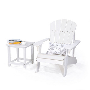 Factory Wholesale Adirondack Chair Garden Leisure Modern Design White Wooden Folding Outdoor Chair