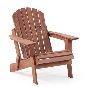 New Products  Outdoor Wood Foldable Lounger Chair Oversize Composite Chair Folding Adirondack Chair