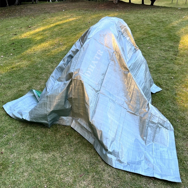 Anti Mildew Waterproof PE Tarpaulin Outdoor Table Garden Furniture Dust Cover Clear Transparent Poly Tarp Plastic Tent Shelter