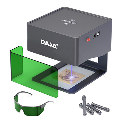 DAJA DJ6 Laser Engraving Machine APP Control 3W DIODE CNC DIY Laser Engraver Small Portable Mini Logo Mark Printer Wood Cutter