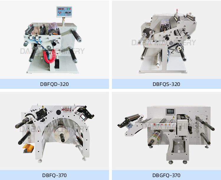 Roll plastic pvc stretch bopp film slitting rewinder rewinding machine