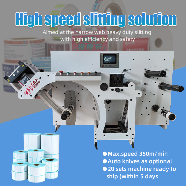 Roll plastic pvc stretch bopp film slitting rewinder rewinding machine