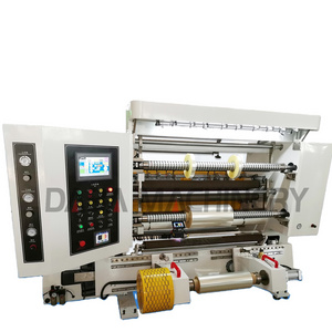 bopp jumbo roll Non Woven Fabric Paper Bopp Tape Label Jumbo Plastic Film Roll slitting machine