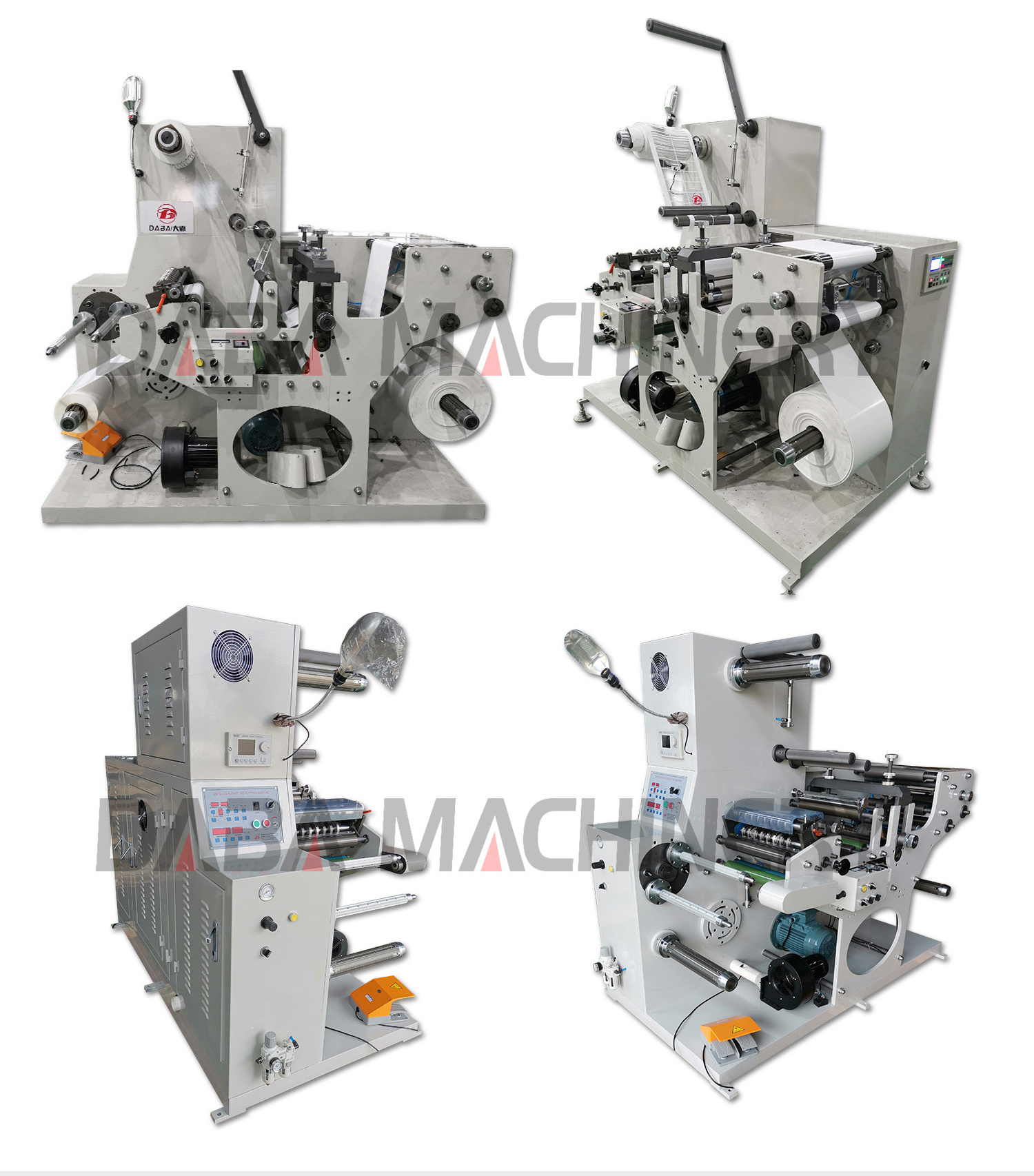 DBFQ-320B Desktop rotary semi automatic creasing and die cutting machine