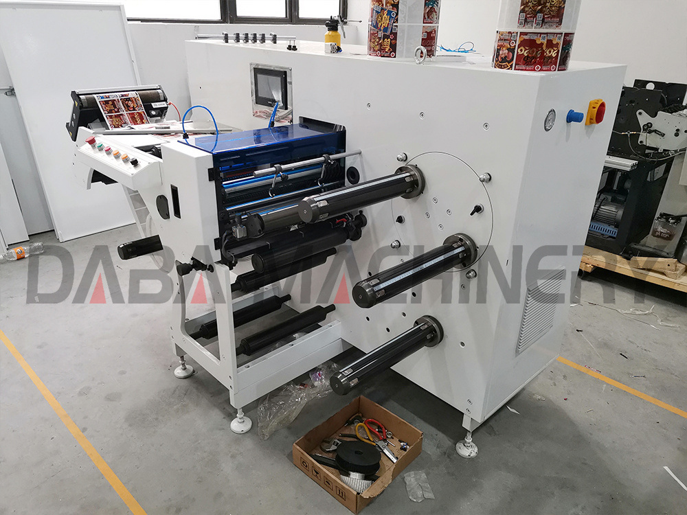 Roll plastic pvc stretch bopp film slitting rewinder rewinding machine