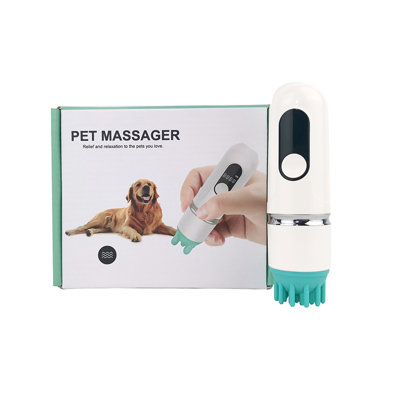 Automatic Multi function Electric Handheld Head Cat Dog Pet Eletronic Head Massager pet clean products