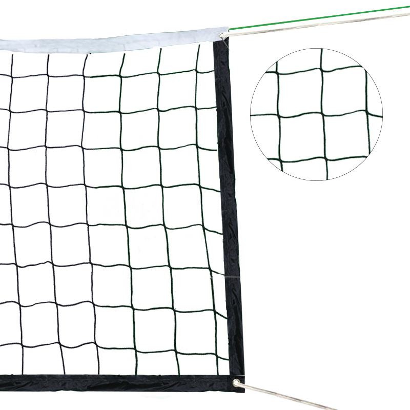 Sport Net 100% Virgin HDPE knotless Soccer Field Fence Net Customized Professional Volleyball Net