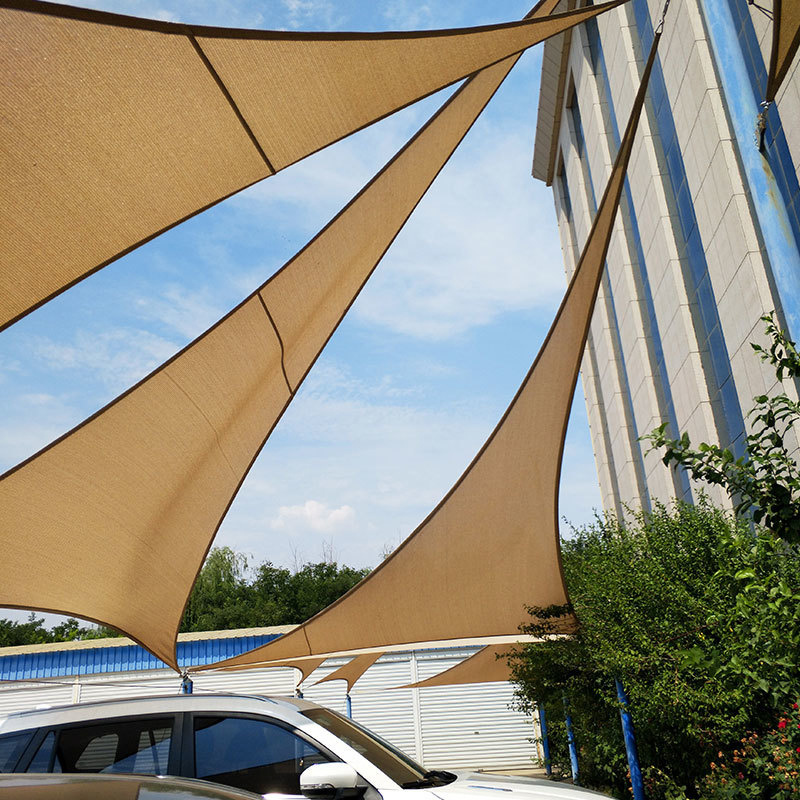 Sun Shade Sail Outdoor Garden Canopy UV Block Canopy Awning Sun Shade Sail Waterproof HDPE Sunshade Sail