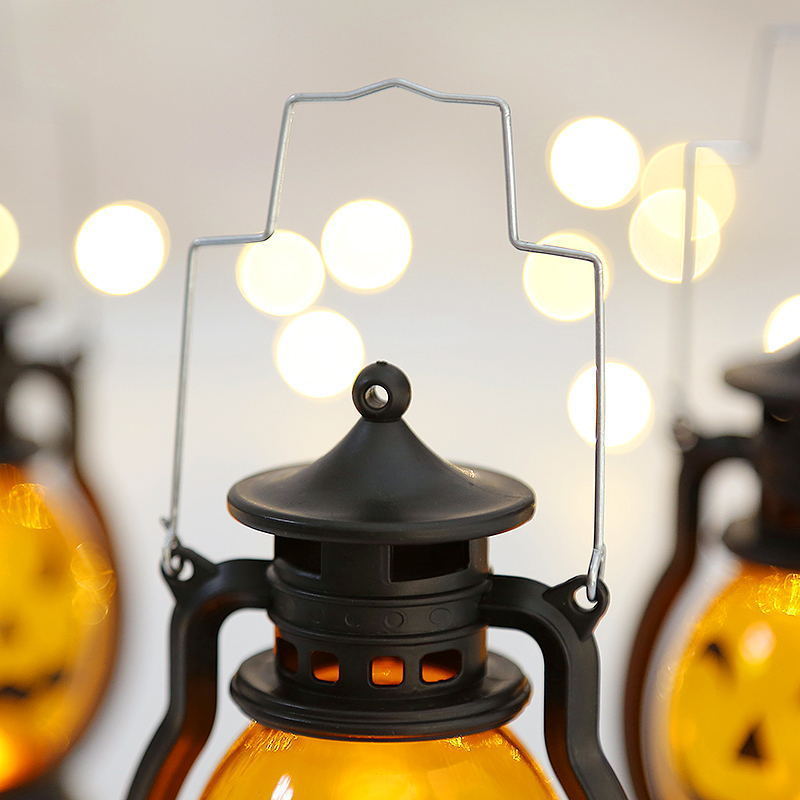 Wholesale Halloween Pumpkin Led Lantern Lamp Halloween Outdoor Wall Decorations