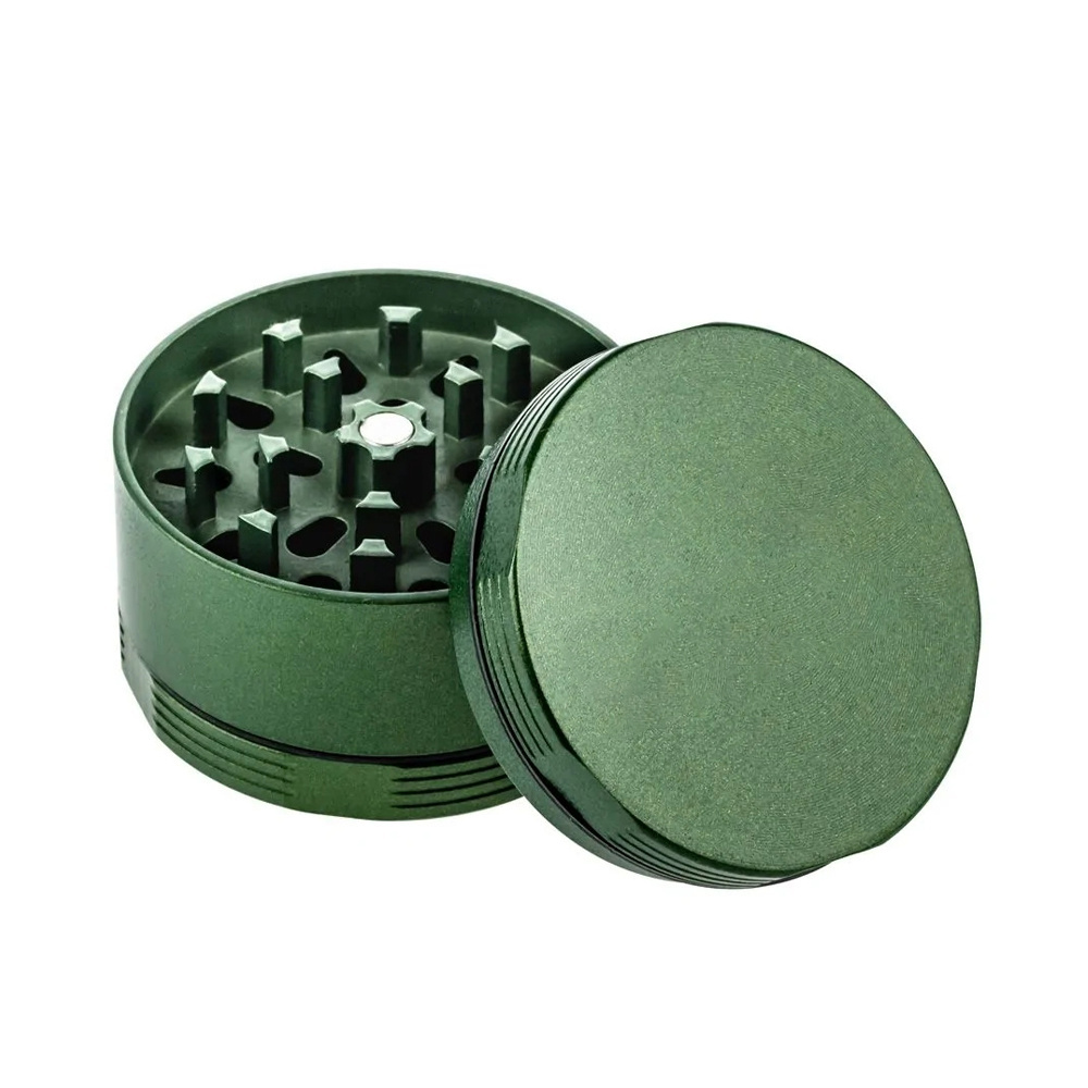 Hot Custom 4 Piece Zinc Alloy Tobacco Grinder Tobacco Spice Herb Tobacco Grinder Square