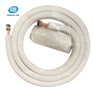 3/8 1/2 Insulated Copper Tube Refrigeration Copper Pipe Kit Copper Pipe For Mini Split Ac