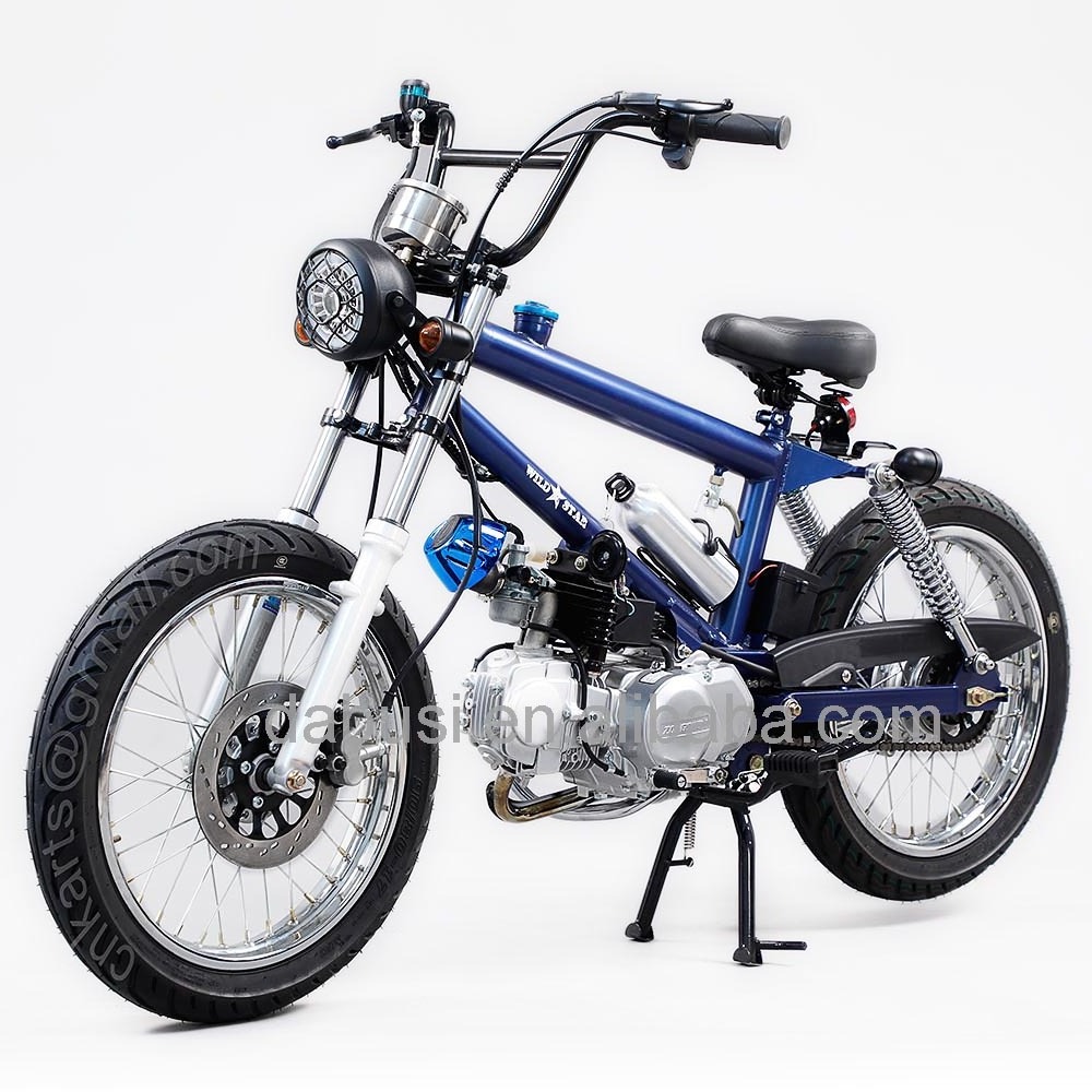 BMX Gas Motorized Bicycle off road motocross bike with 49cc 110cc 125cc engine and frame built-in fuel tank for adults