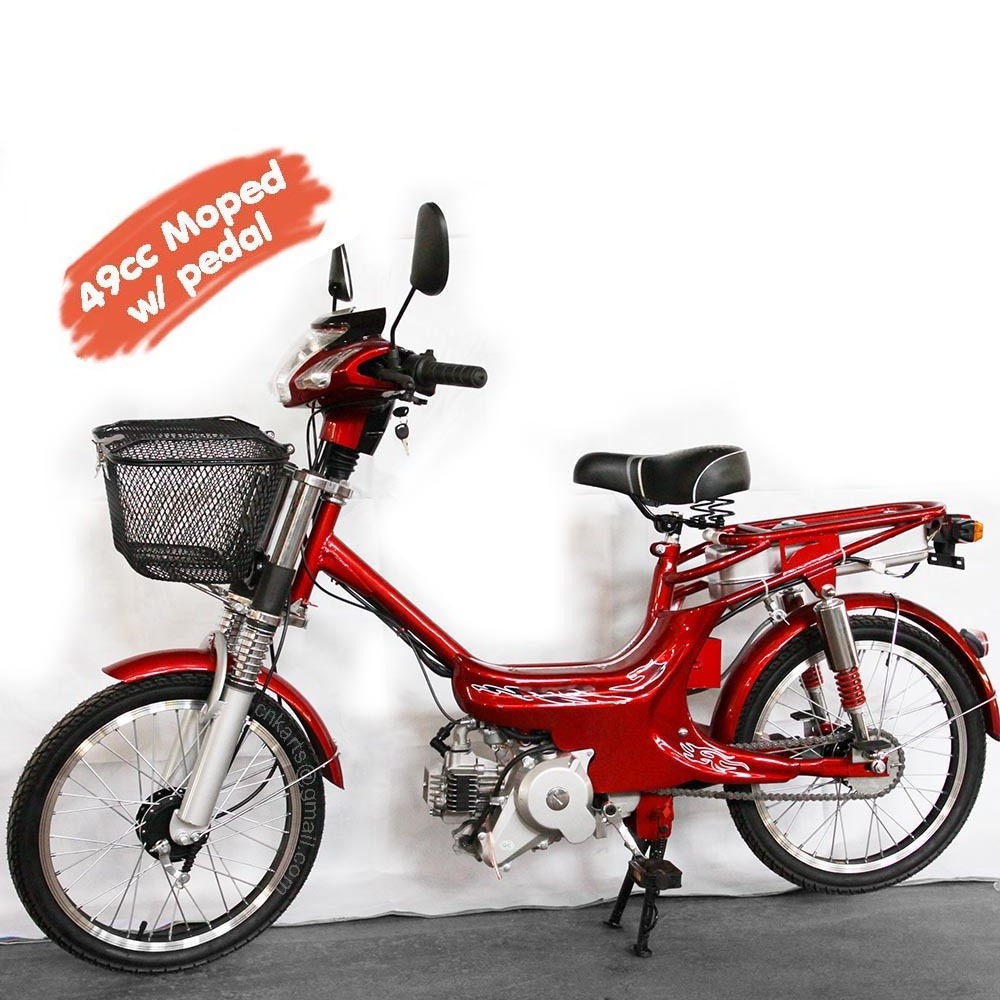 Gas Motorized Bicycle with 49cc engine 20 inch 22 inch 24 inch wheel with pedal