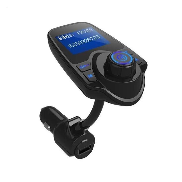 Wireless In-Car FM Modulator Handsfree Car Kit Wireless FM Transmitter Audio Car Mp3 Player with LED Screen