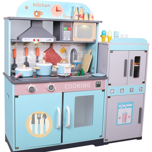 toy kids Cooking Refrigerator Play 88 Pcs Gourmet Appliance Baby European Online Shopping Furniture Cooking Kitchen Set Toys