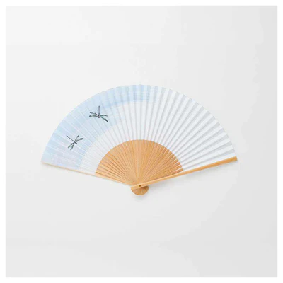 Summer Cooling Hand Fans Natural Fabric Art Handheld Fan Traditional Chinese Handmade Ink Painting Bamboo Fans