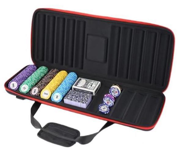 Professional Casino Black Poker Chip Case