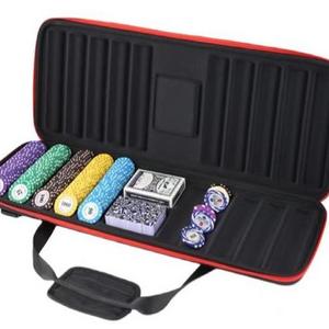 Professional Casino Black Poker Chip Case