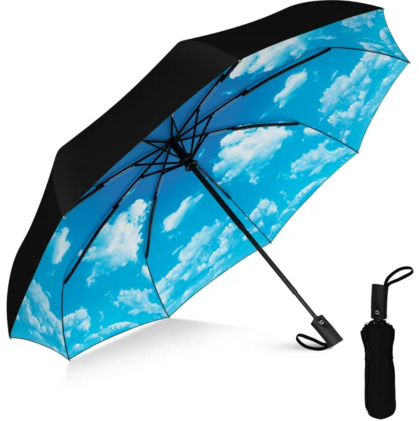 Custom Logo Printing Wholesale Wind Proof Folding Capsule Cheap Luxury Umbrella for Promotional Gift