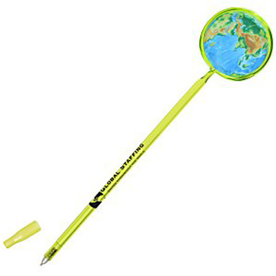 Customized Inkbend Billboard Pen - Globe with Logo