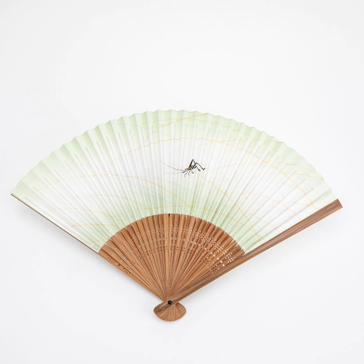 Summer Cooling Hand Fans Natural Fabric Art Handheld Fan Traditional Chinese Handmade Ink Painting Bamboo Fans