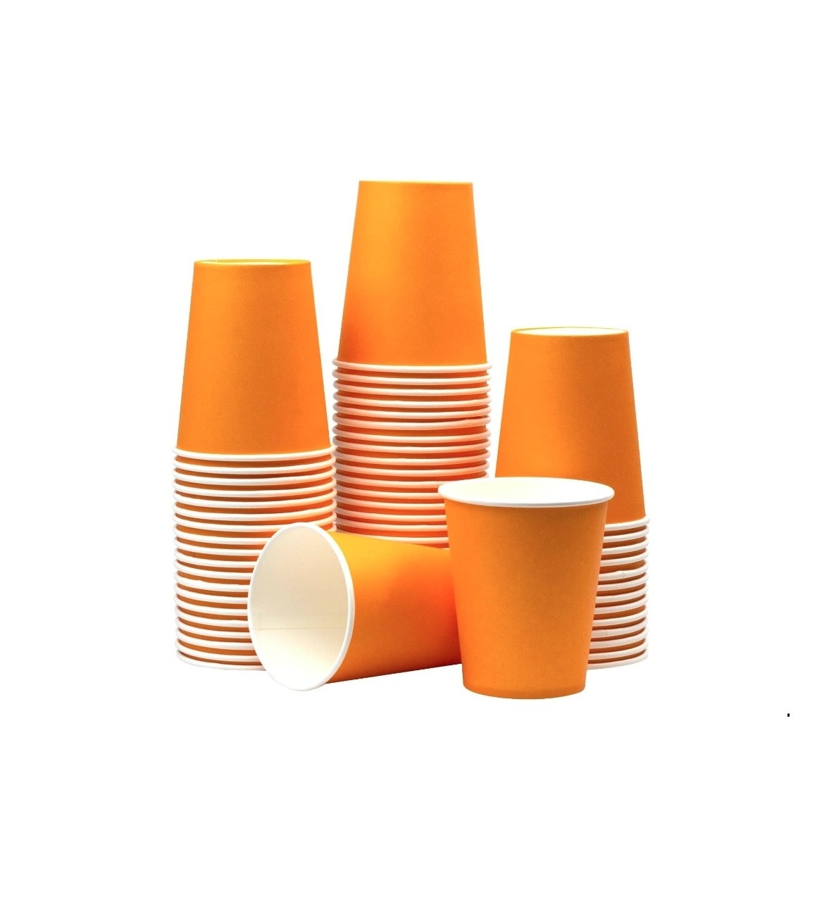 Custom Logo Printed  High Quality Disposable Takeaway Single Wall Double Wall Paper Coffee Cups With Lids