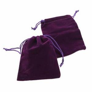 Velvet Dust Shoe Bag Luxury Clothes Hat Velvet Storage Textile Packaging Bags Velvet Drawstring Bag