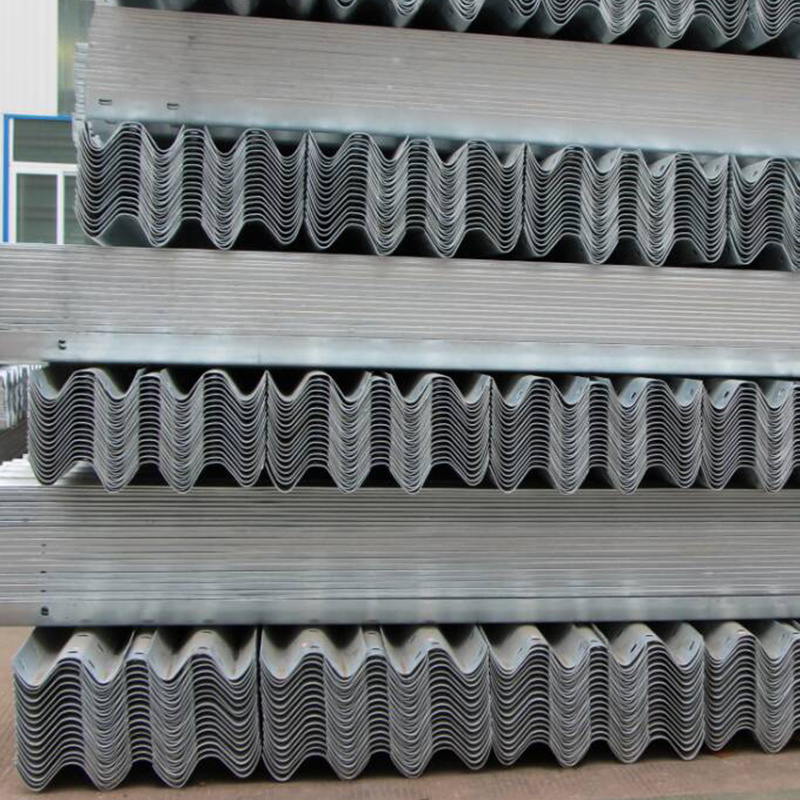 Hot Dip Galvanized W Beam Highway Guardrail Customized Steel Traffic Crash Barrier for Road Safety