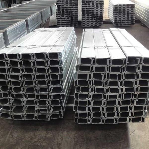 Galvanized Steel Metal Post For W-Beam Guardrail Highway Safety Guardrail Post