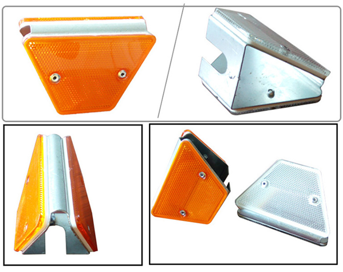 Waterproof Reflector with High Quality Material for Highway Guardrail Traffic Safety Reflectors