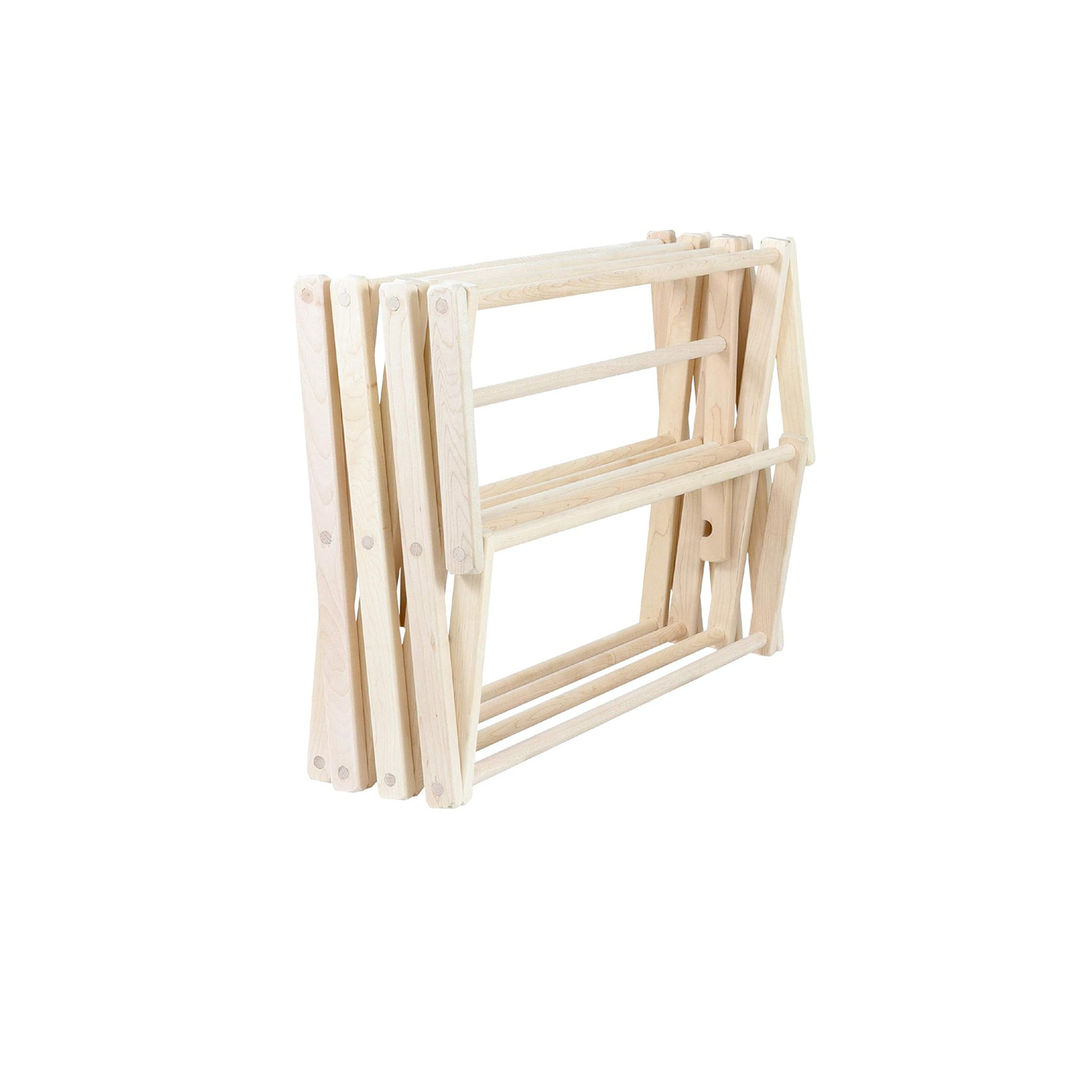 Solid Maple Hard Wood Laundry Rack for Sweaters Clothes Drying Rack