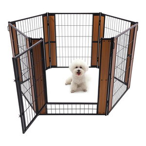 Safe and Sturdy Foldable Dog Fence for Indoor and Outdoor Use Dog Playpen