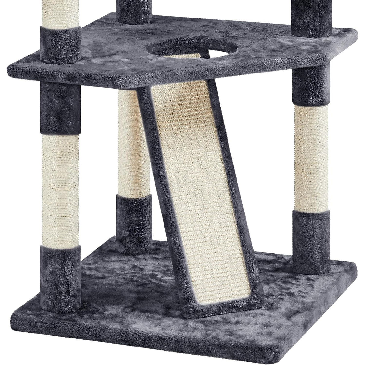 Multi-Level Cat Trees Indoor Cat Tower with Sisal-Covered Scratching Posts lush Perches and Condo for Kittens