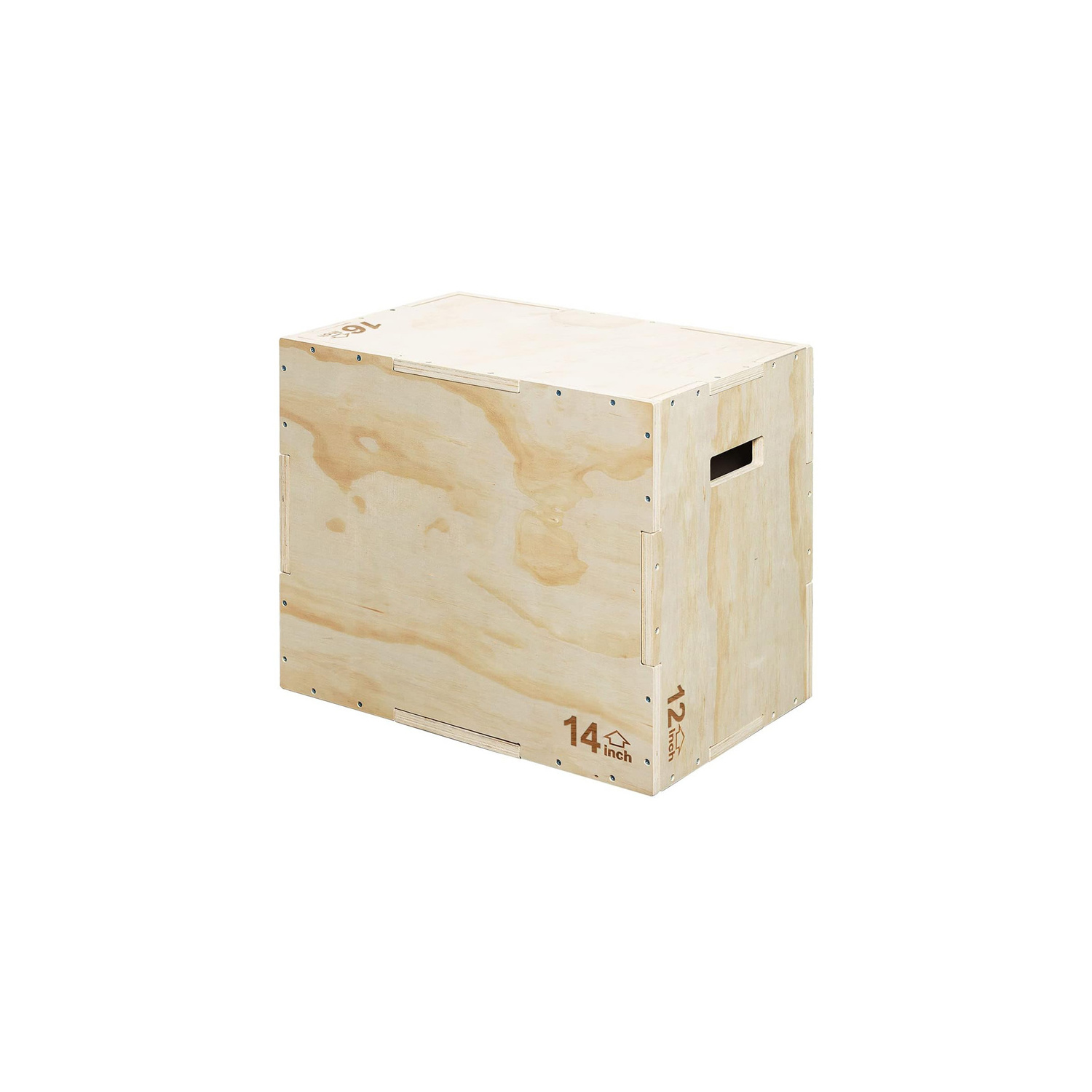 Plyometric Box for Jumping Trainer Step-Ups 3 in 1 Wooden Plyo Box Jump Box