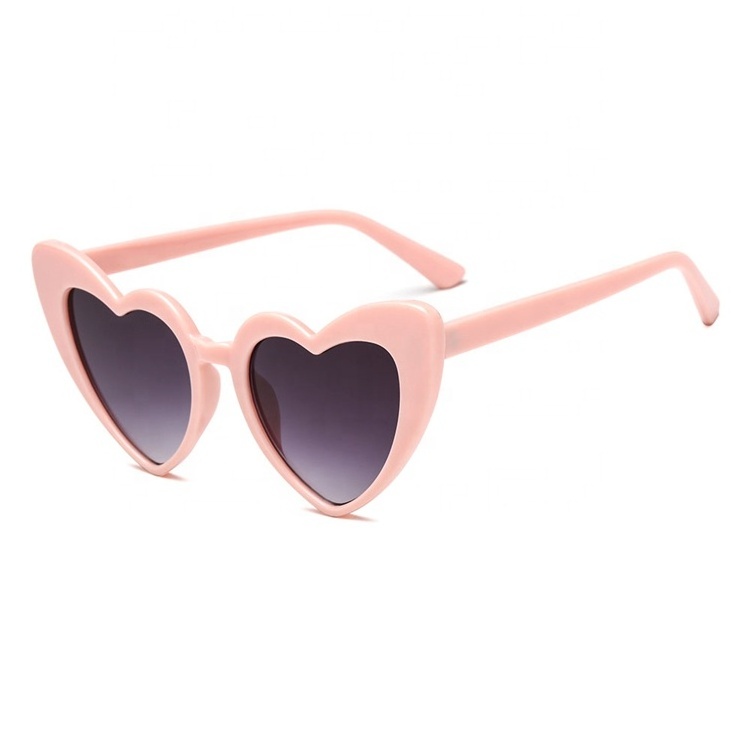 2022 New sweet love love&roses hearts pink babe bride sunglasses wholesale fashion peach heart shaped shades sunglasses