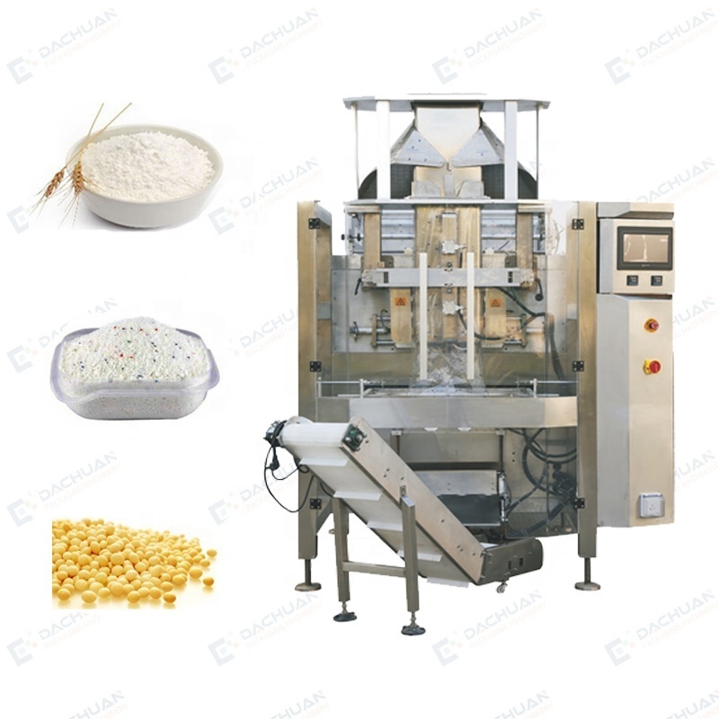 Vertical Packaging Machine linear flow wrapper multihead weigher beef jerky popcorn banana chips