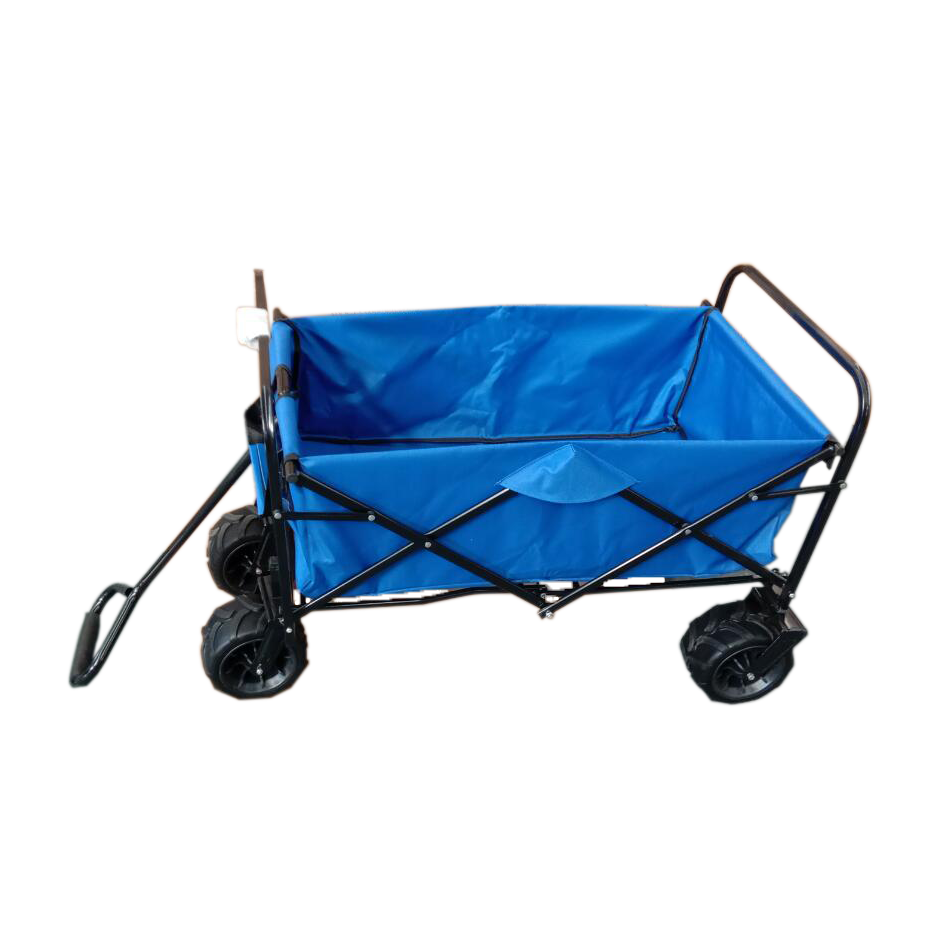 Fabric camping trolley folding  wagon