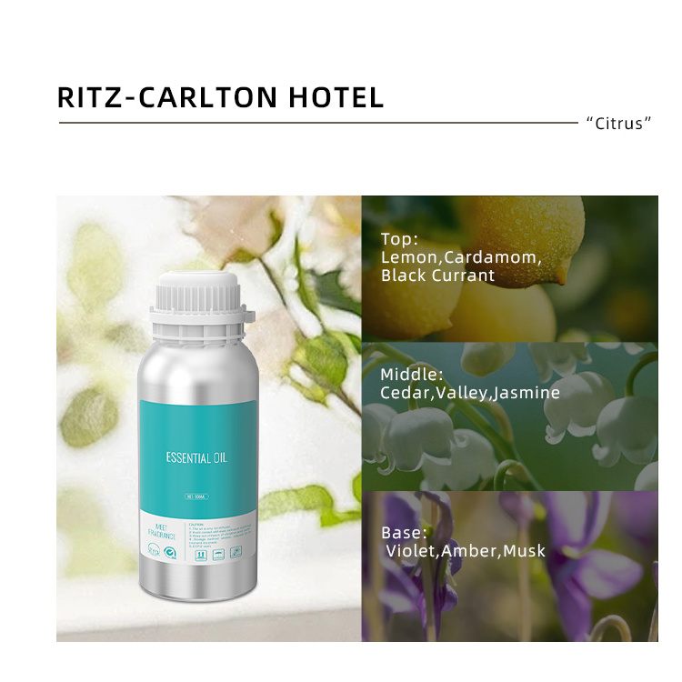 High Concentrated Fragrance Luxury Ritz-Carlton Hotel Collection Scent Oil For Aroma Diffuser