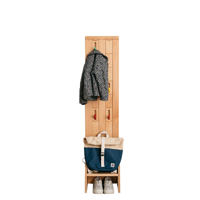 Free Combination Clothes Rack Floor Standing Clothes Hanging Clothes Rack Wood