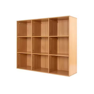 Wooden Book Shelf Living Room For Kids Home Furniture Solid Wood Cabinet