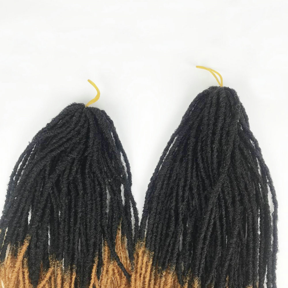 synthetic Dreadlocks Hair Extensions 18inch Handmade Goddess Locs thin Crochet Braids Locks Extensions 60 strands 90g